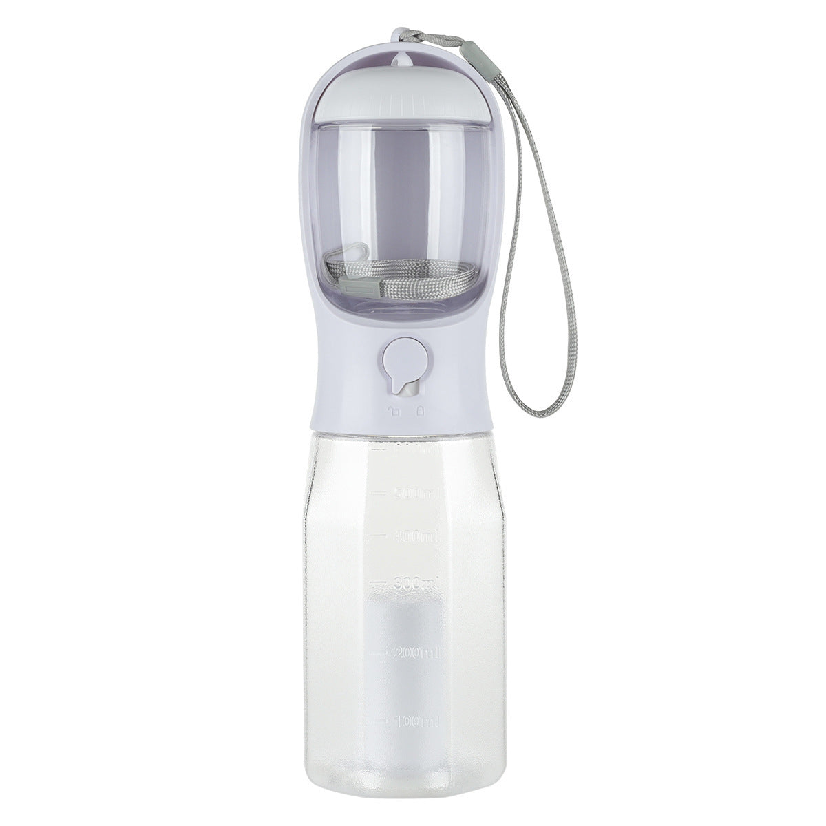 DomiPet Portable 3 -in- 1 Pet Water Bottle & Food Feeder - Hydrate, Feed & Clean Anywhere